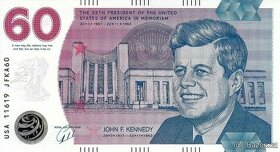 Pamětní tisk k 60. výročí zavraždění Johna F. Kennedyho, UNC