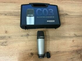 studiový kondenzátorový mikrofon SAMSON C03