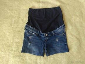 Těhotenské riflové kraťasy/šortky H&M 38