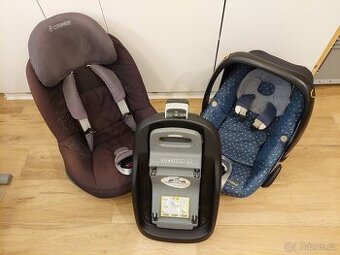 Set Maxi Cosi: 2x autosedačka (0-13 kg a 9-18 kg) + základna