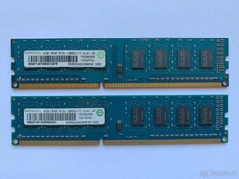 RAM paměti Ramaxel DDR3 2x 4GB