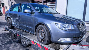 Vůz na náhradní díly Škoda Superb 2 sedan 2009 CBBB KNY LF8L