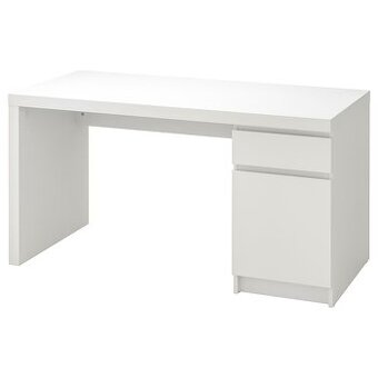 Psací stůl bílá, Malm, Ikea