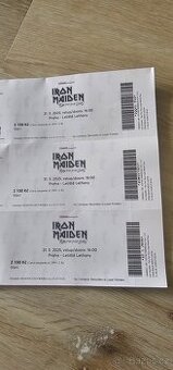Iron Maiden lístek Letňany