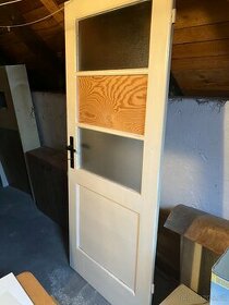 Dveře retro 80cm pravé starožitné - 1