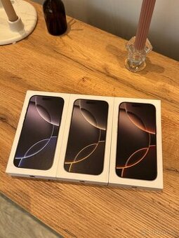iPhone 16 Pro 256GB Nový/ Nerozbalený