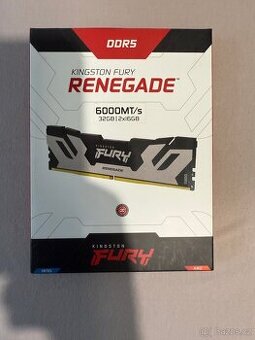 Prodám RAM Kingston FURY 32GB KIT DDR5 6000MHz CL32 Renegade - 1