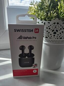 Sluchátka Swissten Alupods Pro (54300300) černá