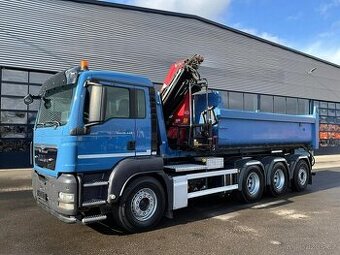 MAN TGS 35.440 8x4 / Nosič kontejnerů + Kontejner s HMF 17tm