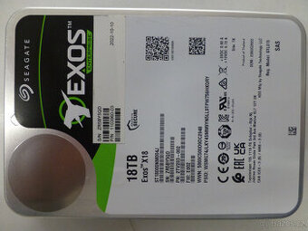 Seagate Exos X18 18TB SAS nový