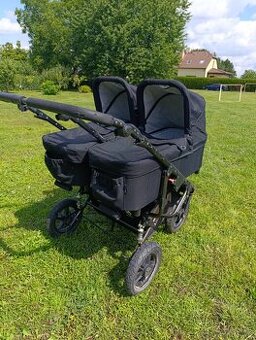 Easywalker Duo pro dvojčata + 2 autosedačky s adaptéry