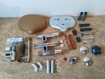 Jawa pérák, Ogar 350, ČZ 150C, Jawetta, pařez