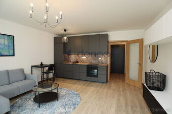 Pronájem bytu 1+kk, 38m2, ve 2. NP v novostavbě, zahrada, pa