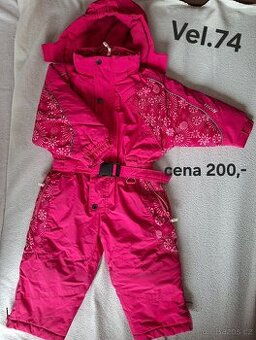 Růžová kombinéza , zimní