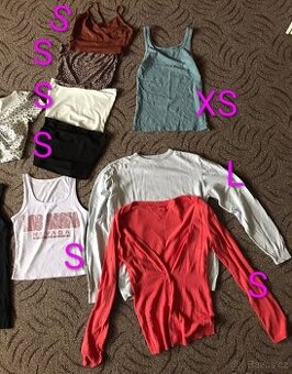 TRIČKA TÍLKA PĚKNÝ STAV KUS 10KČ