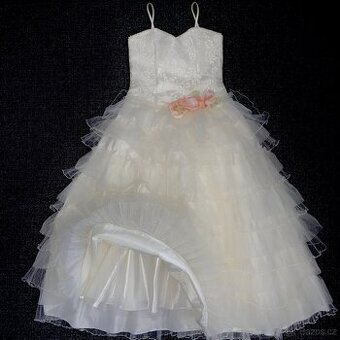 Dívčí party šaty Princezna vel. 122-128, 6-8 let