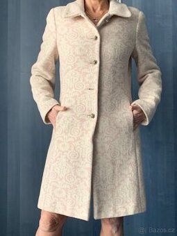 dámský vlněný značkový kabát -  vel.36
