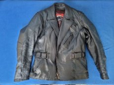 Motorkářská kožená bunda