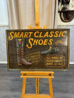 Starožitná dřevěná reklamní cedule (524004)