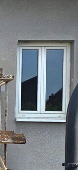 Plastové okno, bílý rám, dvojsklo, 134 x 96 cm