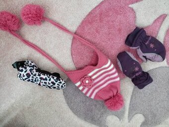 Dětská zimní čepice a rukavice