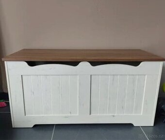 Lavice s úložným prostorem- nesmontováná/ nová