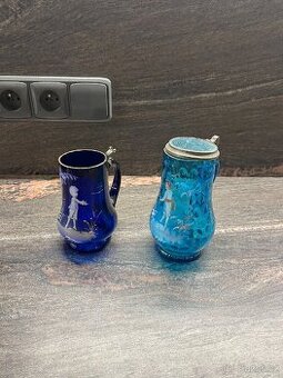 Skleněné džbánky/korbely