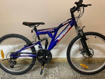 Dětské kolo Olpran celoodpružené velikost 24  - skvělý stav