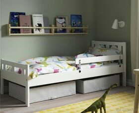 Dětská postel 70x160 bílá - 1