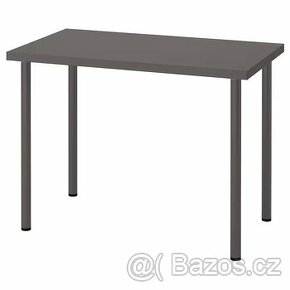 Psací šedý stůl IKEA