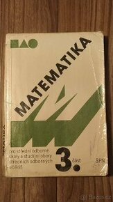 Učebnice Matematika 3 pro střední odborné školy