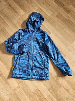 bunda softshell modrá Crivit 134/140