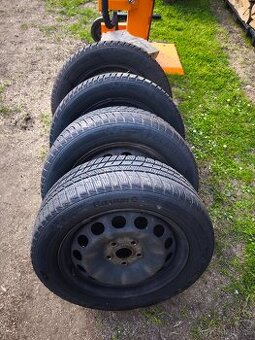 5x112 R16 s pneu jako nové 205/55 Barum polaris 5