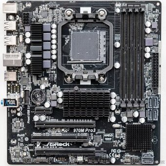 ASROCK 970M Pro3 - socket AM3+ CPU AMD FX 6300 - 6 jader - 1