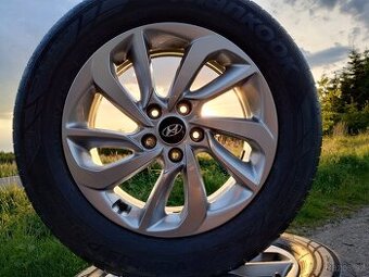 Originál ALU kola Hyundai Tucson R17 + letní pneu
