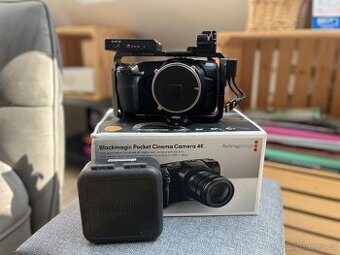 BMPCC 4k + Metabones 0,71x Cine + příslušenství