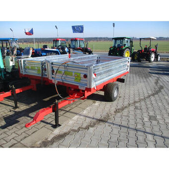 Vozík sklápěcí za malotraktor 220x110cm nosnost 1500kg banta