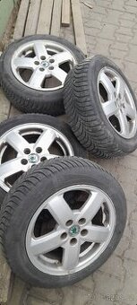 Prodám originál ALU kola ŠKODA 5x100 et38