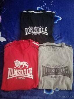 Lonsdale set triček vel xl