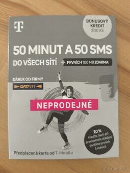 Předplacená SIM karta T Mobile s výhodami