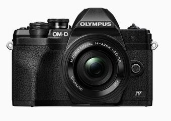NOVÝ Olympus OM-D E-M10 mk IV + 14–42mm (černý)