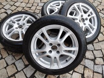 ALU Anzio r16x6,5j ET 40, 195/55/16 Continental