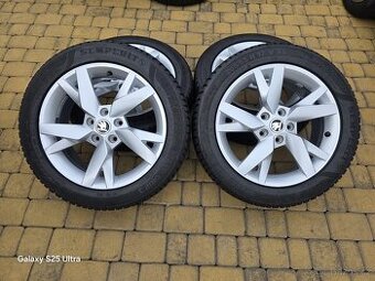 Alu kola zimní sada 5x112 17" Škoda Octavia 4