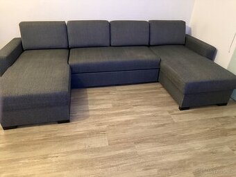 Sedací souprava - rozkládací s úložným prostorem -