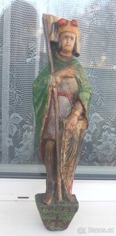 Dřevořezba Sv. Václava.