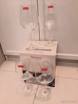 sklenice, skleničky na víno, Spiegelau 4 kusy