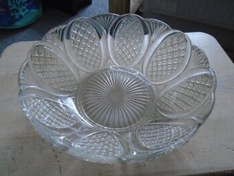 Mísa, lisované sklo, retro