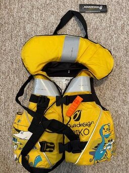 Záchranná plovací vesta AQUADESIGN Piko 100N žlutá