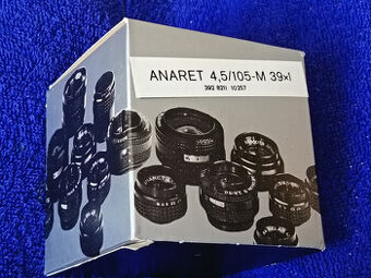 ANARET 4,5/105mm zcela nový nevybalený z orig krabičky