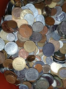 Staré mince z celého světa i  - konvolut pro sběratele - 1kg - 1